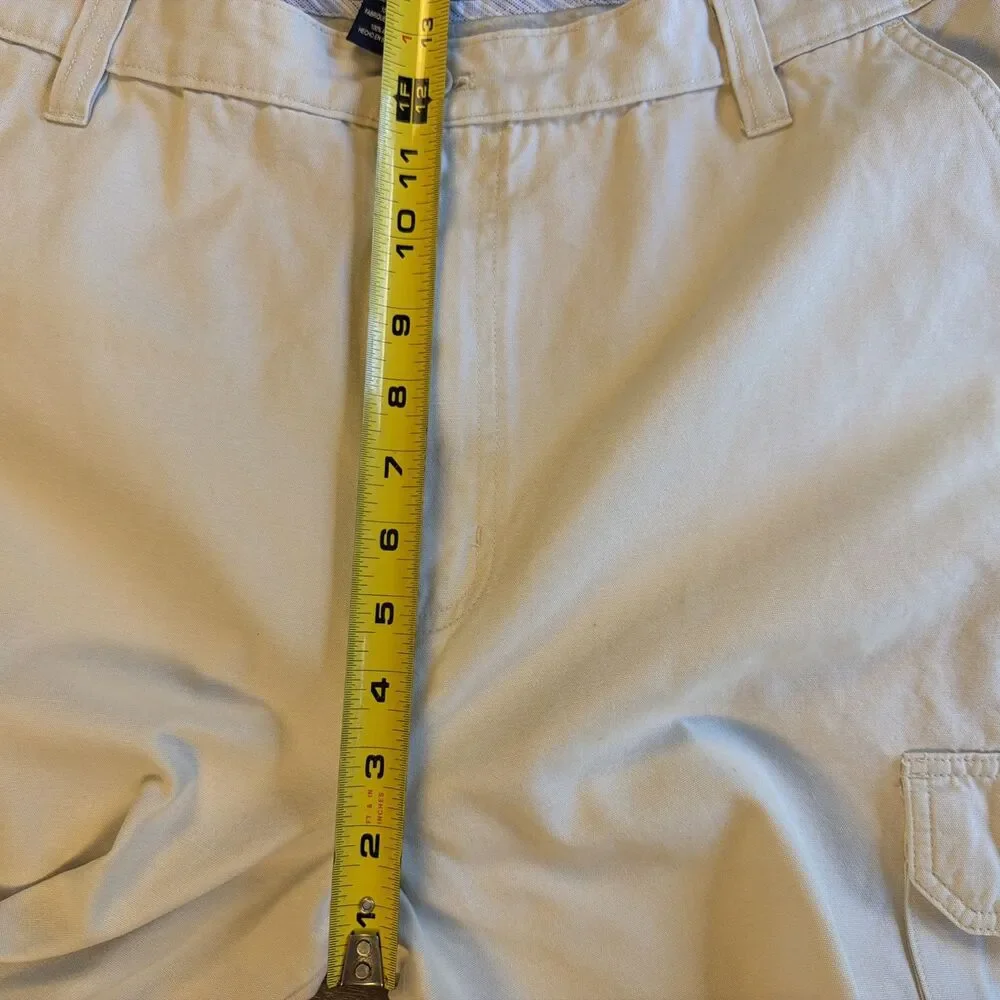 VTG Chaps Ralph Lauren Stone Cargo Shorts W36 Y2K Skater Street Gorpcore Dad